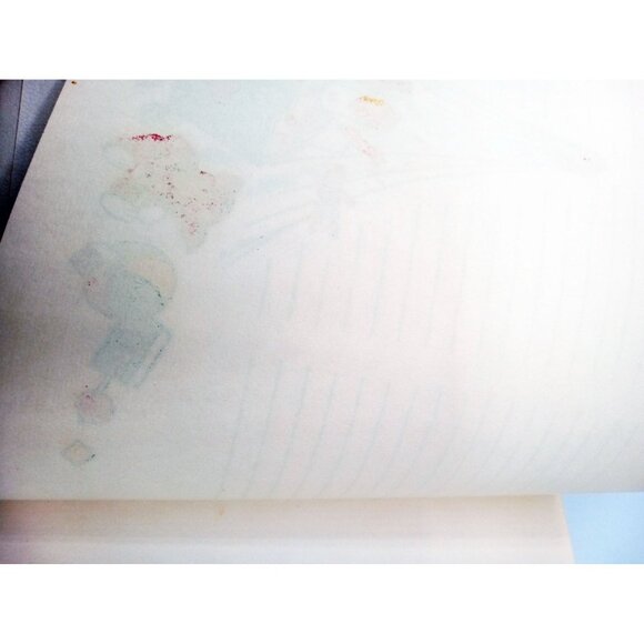 Baby Book Cradle Days Vintage Infant Pictures Album Memories Midcentury 11.25" - Picture 10 of 16